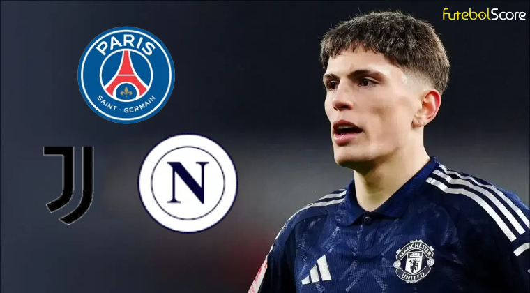 PSG rivaliza com Juventus e Napoli na busca por Alejandro Garnacho